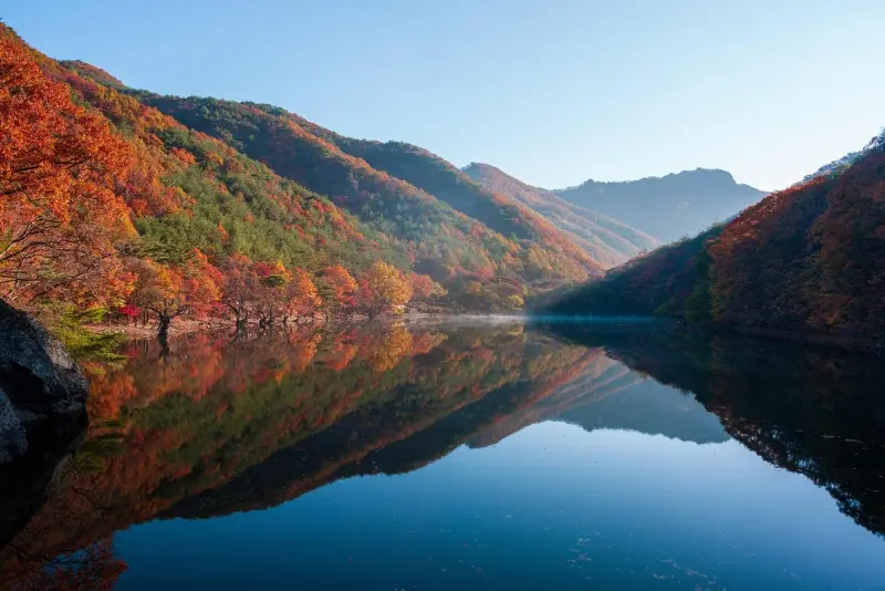 Juwangsan Hiking Guide: Tuff Cliffs and Jusanji Pond hiking trail in Korea