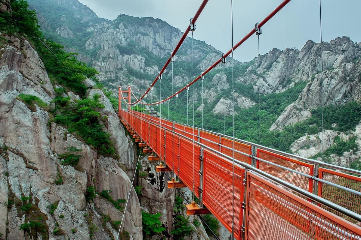 Wolchulsan Hiking Guide: Cloud Bridge and Summit