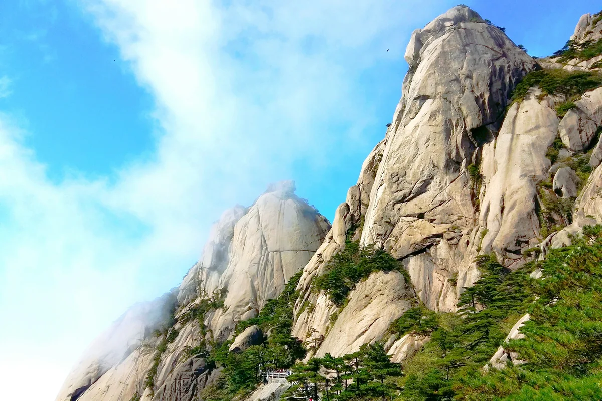 Inwangsan Seonbawi Rock shamanist shrine sunset