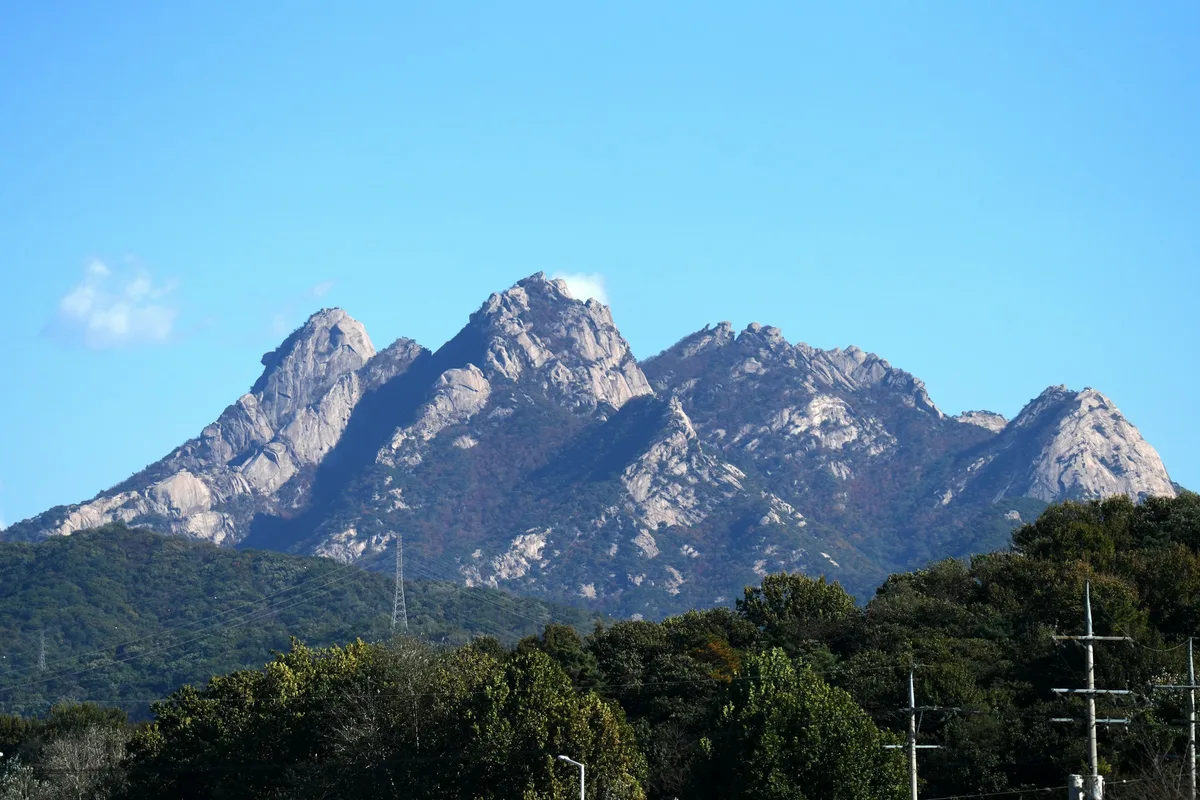Odaesan Birobong summit ridge five peaks panorama Gangwon